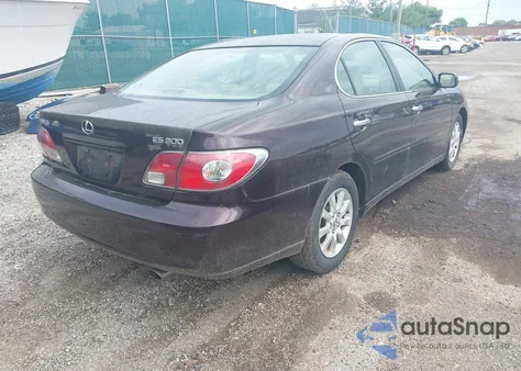 2003 Lexus Es 300 z USA, uszkodzony, nr VIN JTHBF30GX36018334